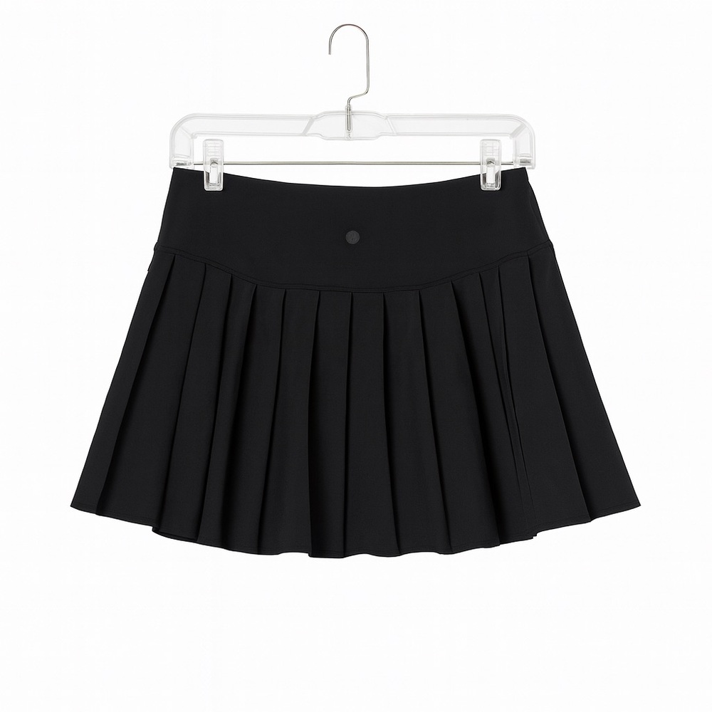 Apana Black Mini Pleated Skort